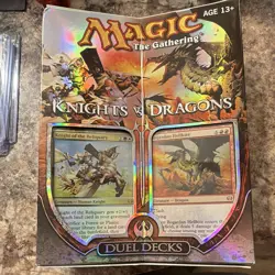 Wizards of the Coast MTG Duel Decks Knights vs Dragons 2 Decks 120 Foil 2011 EN - Image 1
