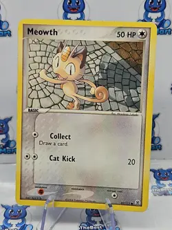 Meowth 69/112 Pokemon - EX FireRed & LeafGreen - MP - Image 1