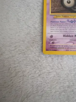 Bauldener Pokemon TCG Unown [Q +T +S] Neo Destiny 59/105 Regular Uncommon - Image 4