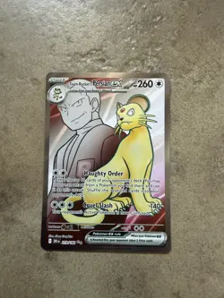 Pokemon TCG Team Rocket's Persian ex 219/182 Destined Rivals Ultra Rare NM - Image 1