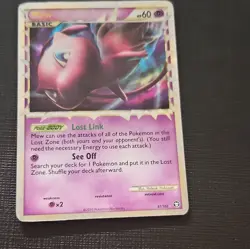 The Pokemon Company Mew 97/102 Triumphant Ultra Rare Holo EN 2010 HP 60 - Image 1