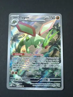 Pokemon TCG Flygon 101/094 Full Art Holo- Illustration Rare EN 2025 - Image 1