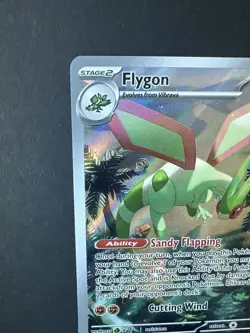 Pokemon TCG Flygon 101/094 Full Art Holo- Illustration Rare EN 2025 - Image 5