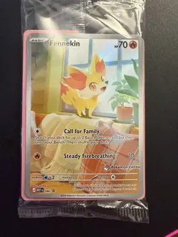 Fennekin 080 Sealed Pokemon Center Stamped Promo Chaos Rising - Image 1