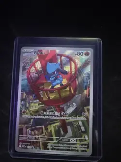 Pokemon TCG Riolu Illustration Rare promo - Image 1