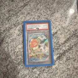 Pokemon Castform Sunny Form Illustration Rare Holo Sv08 195/191 PSA 10 EN - Image 1