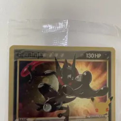 #1 Greninja Gold Star Sealed Promo SWSH144 Celebrations ETB Pokemon TCG - Image 5