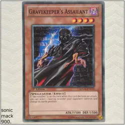 Gravekeeper's Assailant - SDMA-EN013 - Common 1st Edition Yugioh - Image 1