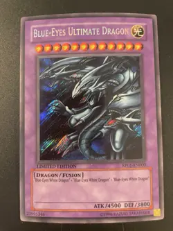 Blue-Eyes Ultimate Dragon RP01-EN000 SR Original Print! LP Yugioh - Image 1