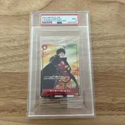 PSA 9 - P-001 Monkey D. Luffy PROMO SEVEN ELEVEN One Piece Cello Pack JAPAN - Image 1