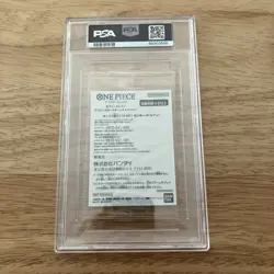 PSA 9 - P-001 Monkey D. Luffy PROMO SEVEN ELEVEN One Piece Cello Pack JAPAN - Image 3