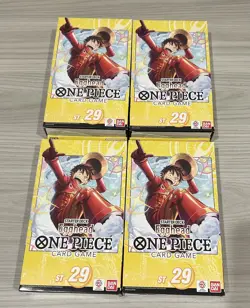 One Piece Egghead Starter Deck [ST29] English Version Lot Of 4 New Sealed - Image 1