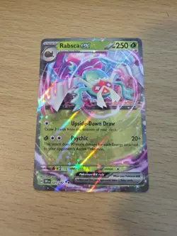 Pokemon TCG Rabasca Ex 025/182 Destined Rivals Double Rare NM Card - Image 1