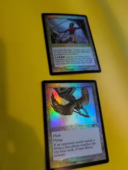 Sisay, Weatherlight Captain & Aven Mindcensor. Retro FOIL MTG 2 Card. - Image 1
