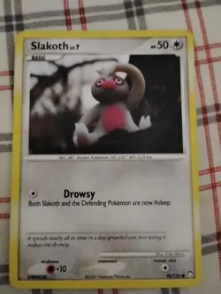 Pokemon TCG Card 2007 Mysterious Treasures - Slakoth 99/123 - Image 1