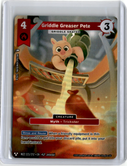 Griddle Greaser Pete MZ2 223/212 Alt Art Metazoo TCG 2025 Torrential Tides Card - Image 1