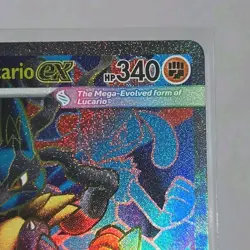 Mega Lucario EX 160/132 Full Art NM Mega Evolution Pokemon Card - Image 3