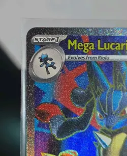 Mega Lucario EX 160/132 Full Art NM Mega Evolution Pokemon Card - Image 4