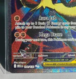 Mega Lucario EX 160/132 Full Art NM Mega Evolution Pokemon Card - Image 5