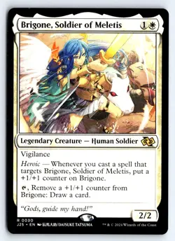Brigone, Soldier of Meletis 30 Foundations Jumpstart Magic: The Gathering NM - Image 1