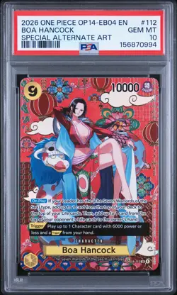 Boa Hancock OP14-112 Special Alternate Art One Piece English PSA 10 - Image 1