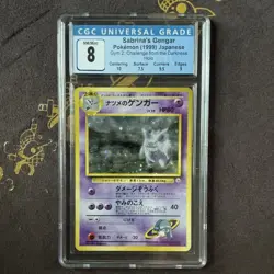 CGC 8 Sabrina's Gengar Gym Challenge 1999 Japanese Holo Rare #094 - Image 1