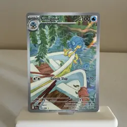 Pokemon Simipour 102/086 Sv: Black Bolt Illustration Rare Holo ENG 100HP - Image 1