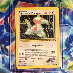 Wizards of the Coast Pokemon TCG Sabrina's Porygon 98/132 Gym Challenge EN 2000 - Image 1