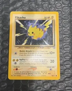 Pokemon Neo Genesis Pikachu 70/111 NEAR MINT - Image 1