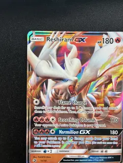 Pokemon: Reshiram GX 11/70 Ultra Rare Dragon Majesty - Image 4