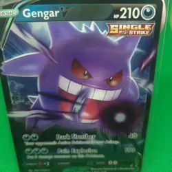 Gengar V 156/264 Holo Near Mint Fusion Strike V Rare Pokemon TCG 2021 Full Art - Image 2