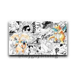 Pokemon Dragonite Playmat Games Mousepad Play Mat TCG - Image 1