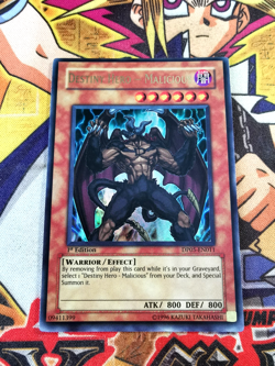 Destiny HERO - Malicious dp05-en011 1st Edition (NM) Ultra Rare Yu-Gi-Oh! - Image 1