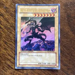 Yugioh Red-Eyes B. Dragon YAP1-EN002 Ultra Rare Limited Editon LP - Image 1