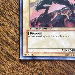 Yugioh Red-Eyes B. Dragon YAP1-EN002 Ultra Rare Limited Editon LP - Image 2