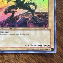 Yugioh Red-Eyes B. Dragon YAP1-EN002 Ultra Rare Limited Editon LP - Image 3