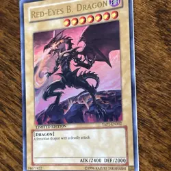 Yugioh Red-Eyes B. Dragon YAP1-EN002 Ultra Rare Limited Editon LP - Image 4