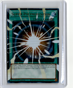 RA05-EN149 Super Polymerization Extended Art Overframe Ultra Rare YuGiOh NM - Image 1