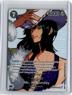 One Piece OP-16 Ms. All Sunday SP Foil Alt Art EN OP14-084 SR The Time Of Battle - Image 1