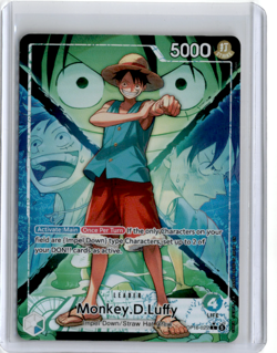 Bandai One Piece Card Game Monkey D. Luffy OP16-022 Leader Alt Art Foil EN OPTCG - Image 1