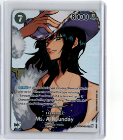 One Piece OP-16 Ms. All Sunday SP Foil Alt Art EN OP14-084 SR The Time Of Battle - Image 1