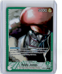One Piece Hody Jones OP06-020 Leader Alt Art Foil Wings of the Captain English - Image 1