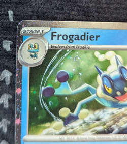Frogadier - 057/197 - Pokemon TCG Shrouded Fable (2024) - NM - Cosmos Holo - Image 2