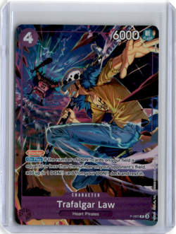 One Piece Trafalgar Law P-093 (Illustration Box 6) Alt Art Promo NM - Image 1