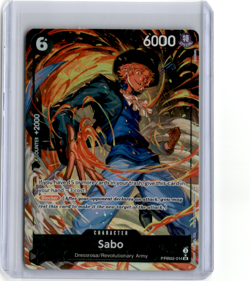 One Piece Premium Booster The Best Vol 2 Sabo PRB02-014 Alternate Alt Art NM - Image 1