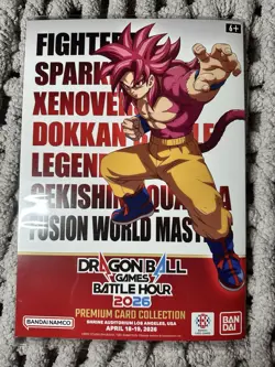 Dragon Ball Games Battle Hour 2026 Premium Card Collection SEALED FACTORY NEW! - Image 1