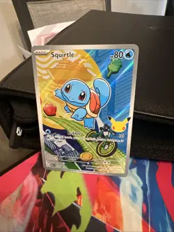 Squirtle 039 Black Star Promo 30th Anniversary Holo Pokemon Card NM/M - Image 1