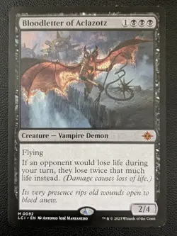 2023 MTG LCI Ixalan #092 Bloodletter of Aclazotz x1 NM9 - Image 1