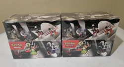 2) Pokemon Unova Black Bolt & White Flare Mini Tin Display - Factory Sealed - Image 1