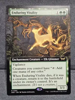 Enduring Vitality (Extended Art) - Duskmourn: House of Horror - 0381 - MTG - NM - Image 1